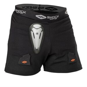 Shock Doctor Men's Loose Hockey Shorts With Bio Flex Cup Size L